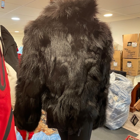 New Authentic Fox Fur Women's Jacket. Not faux - Picture 7 of 7